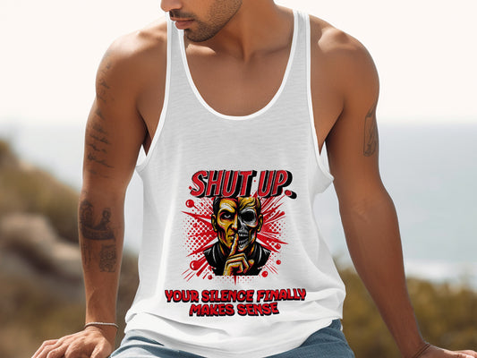 Shut Up Your Silence Finally Makes Sense tank top product