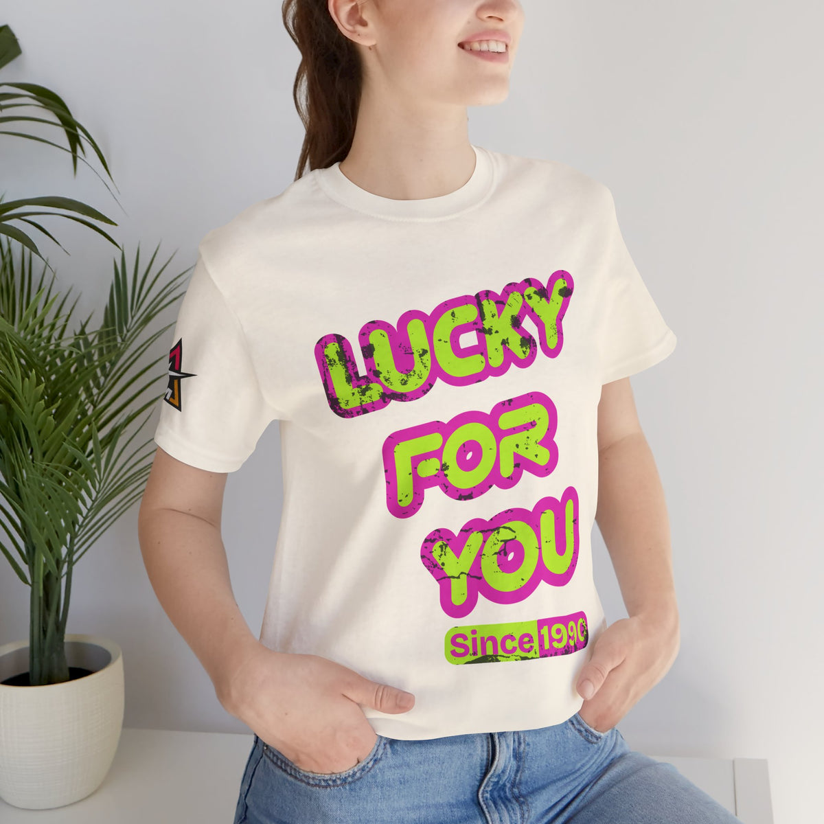 Lucky For You Since 1990 Birthday Graphic Tee