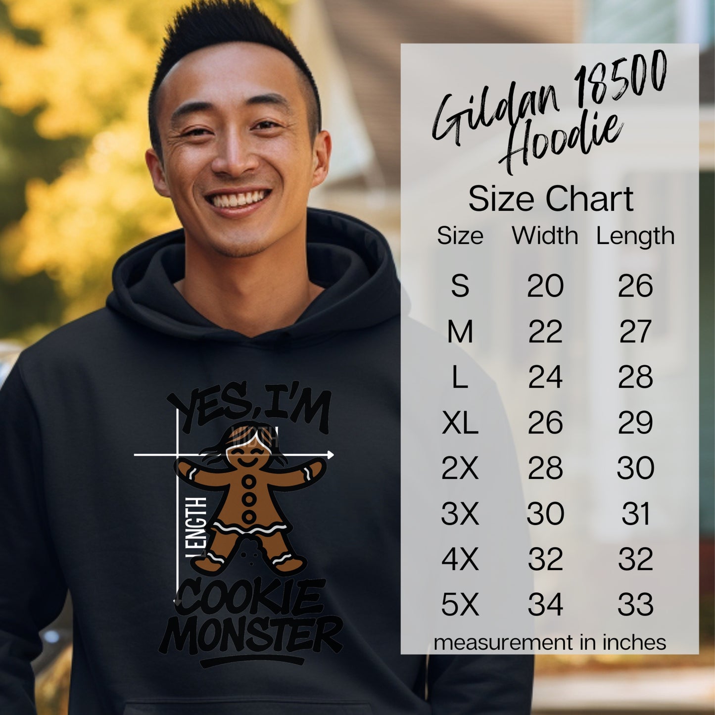 Yes I'm Gingerbread Cookie Monster Hoodie product