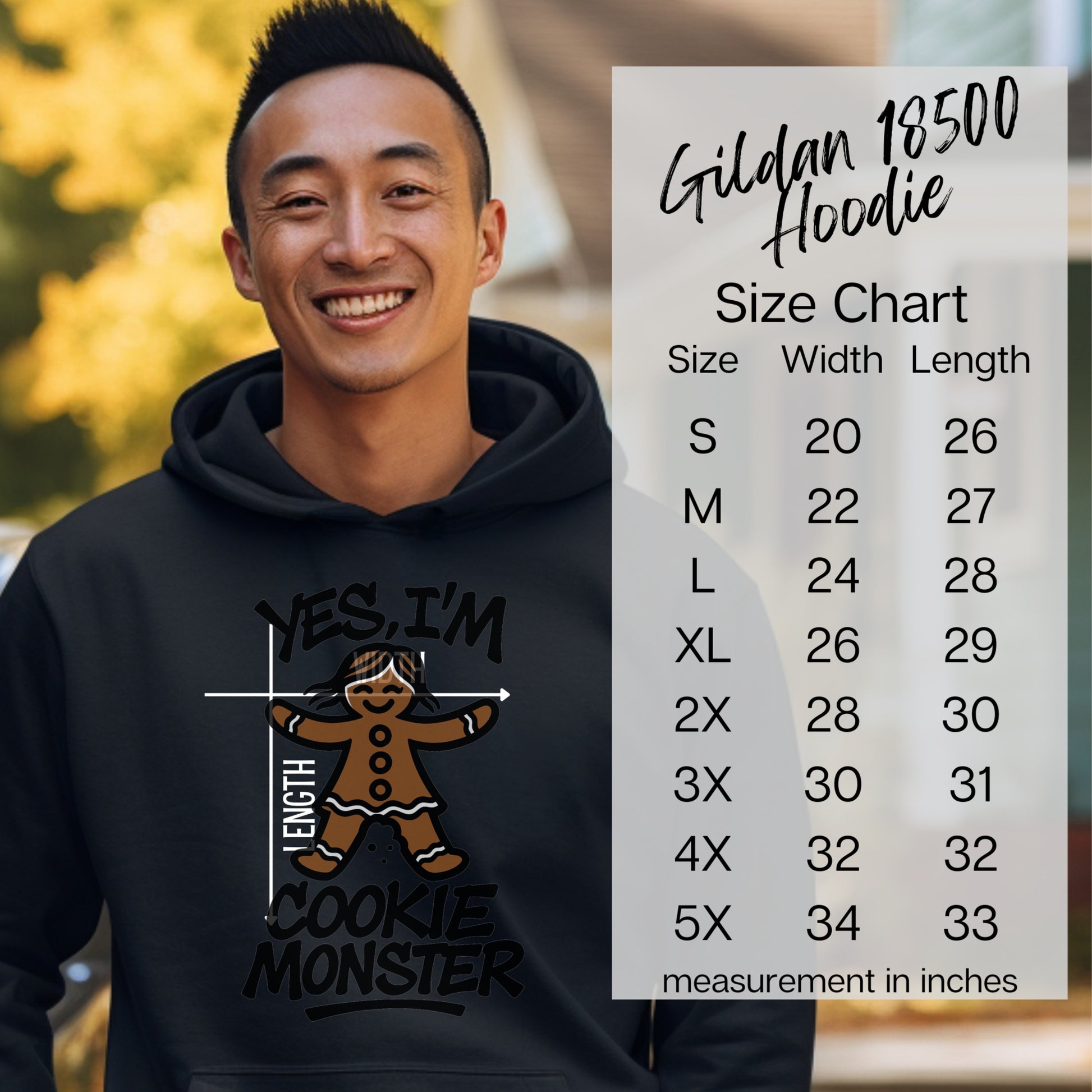 Yes I'm Gingerbread Cookie Monster Hoodie product