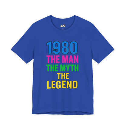 Born a Legend Since 1980 (editable)– Unisex Streetwear Graphic Tee