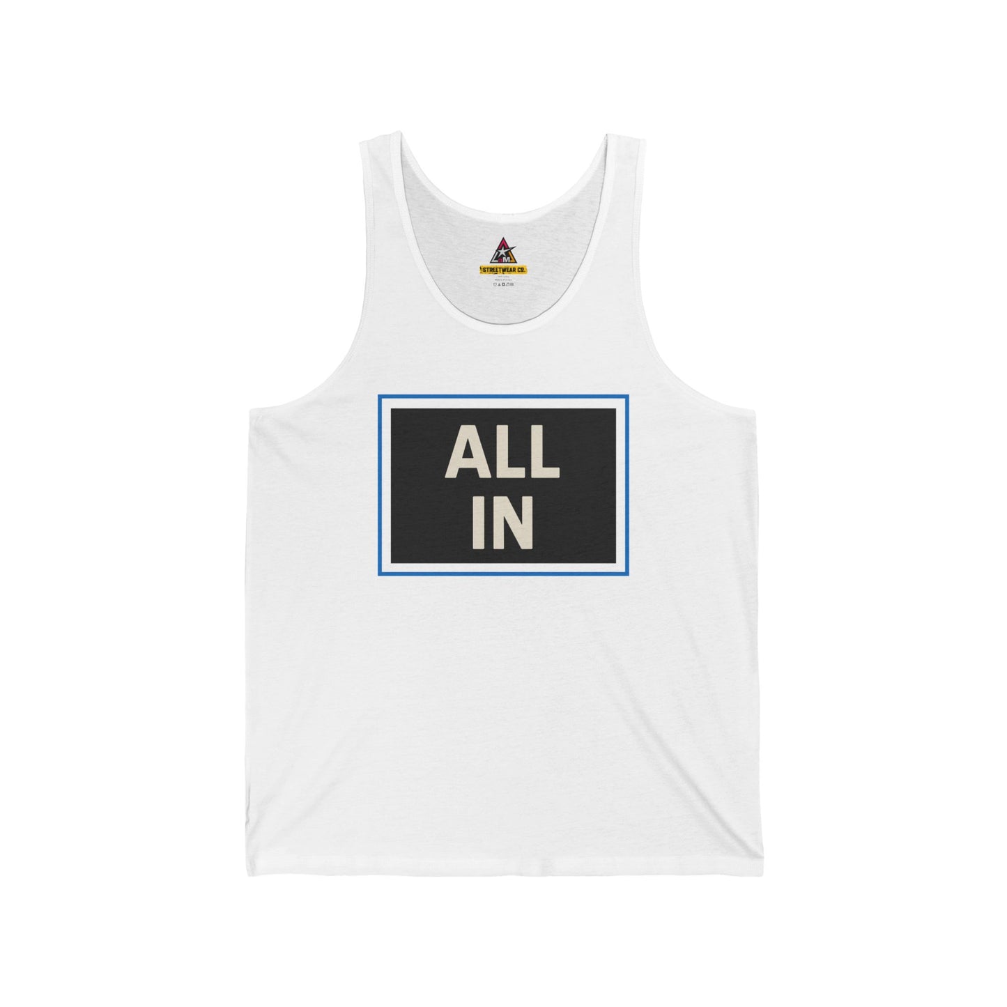 ALL IN | Funny Casino Tank Top | Las Vegas Poker Gym Tank
