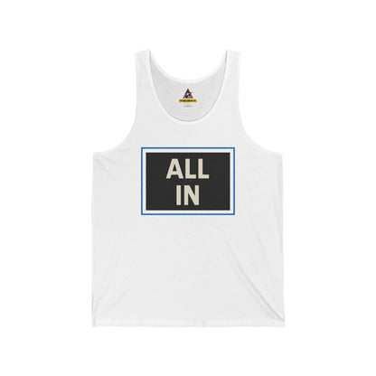 ALL IN | Funny Casino Tank Top | Las Vegas Poker Gym Tank
