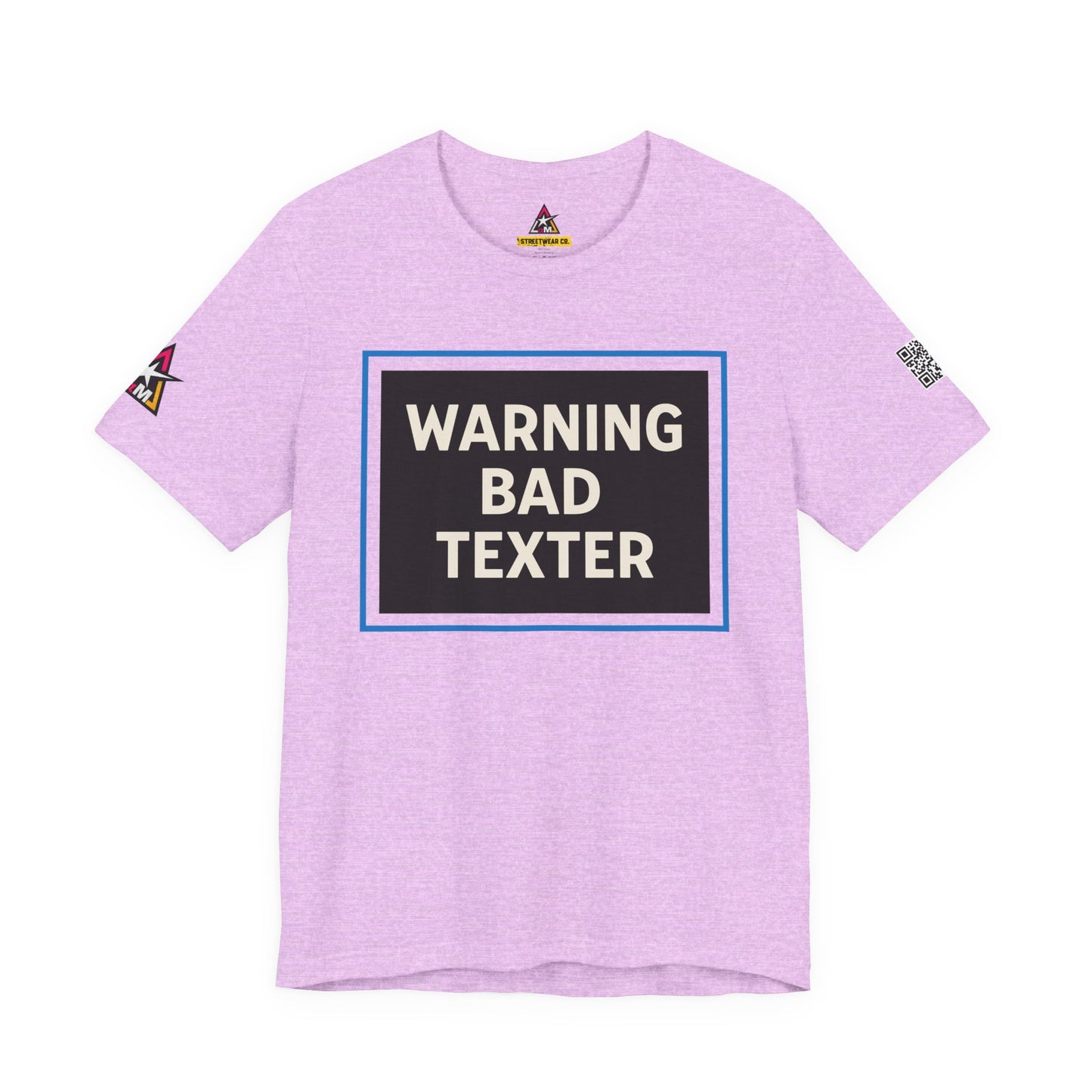 WARNING BAD TEXTER | Funny Dating Graphic Tee | Sarcastic Relationship Streetwear