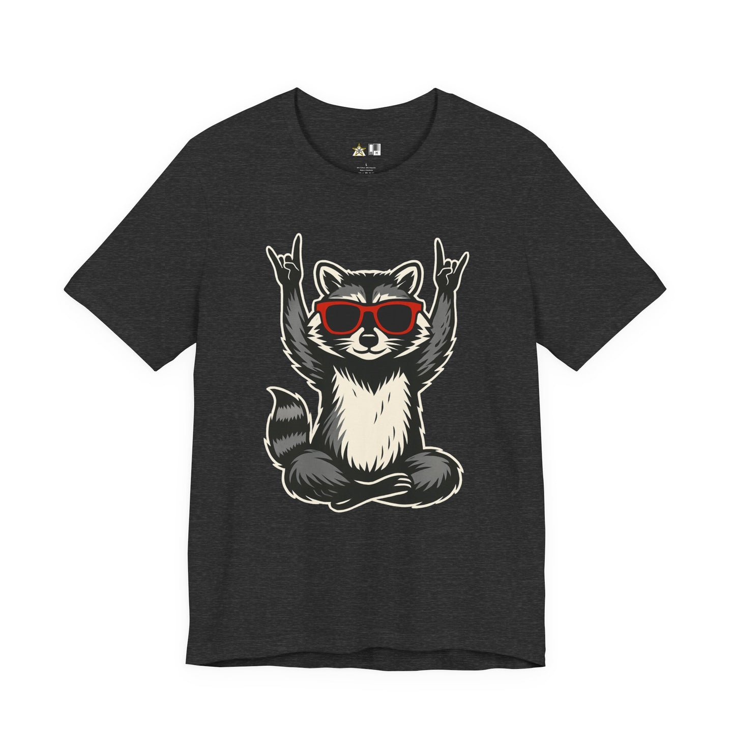 Wild Raccoon Icon Tee – Unisex Streetwear Graphic Tee