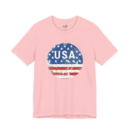 USA Legacy Badge – Unisex Streetwear Graphic Tee