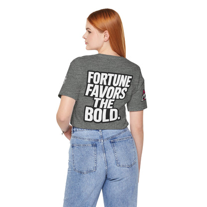 Fortune Favors the Bold – Motivational Streetwear Graphic Tee