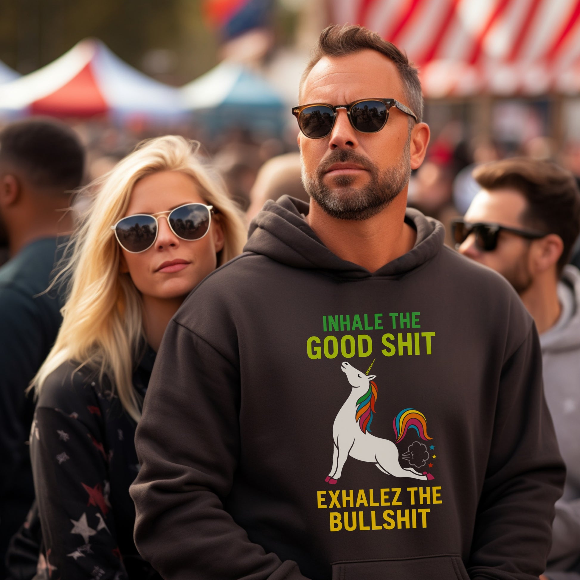 Inhale the Good Shit Exhale the Bullshit hoodie