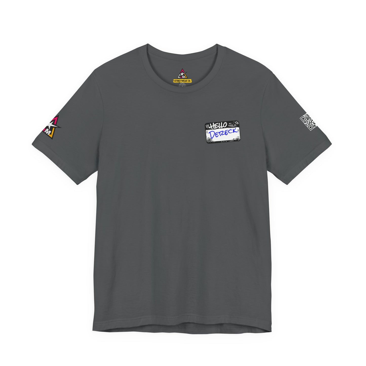 Custom Name Tag – Personalized Streetwear Graphic Tee