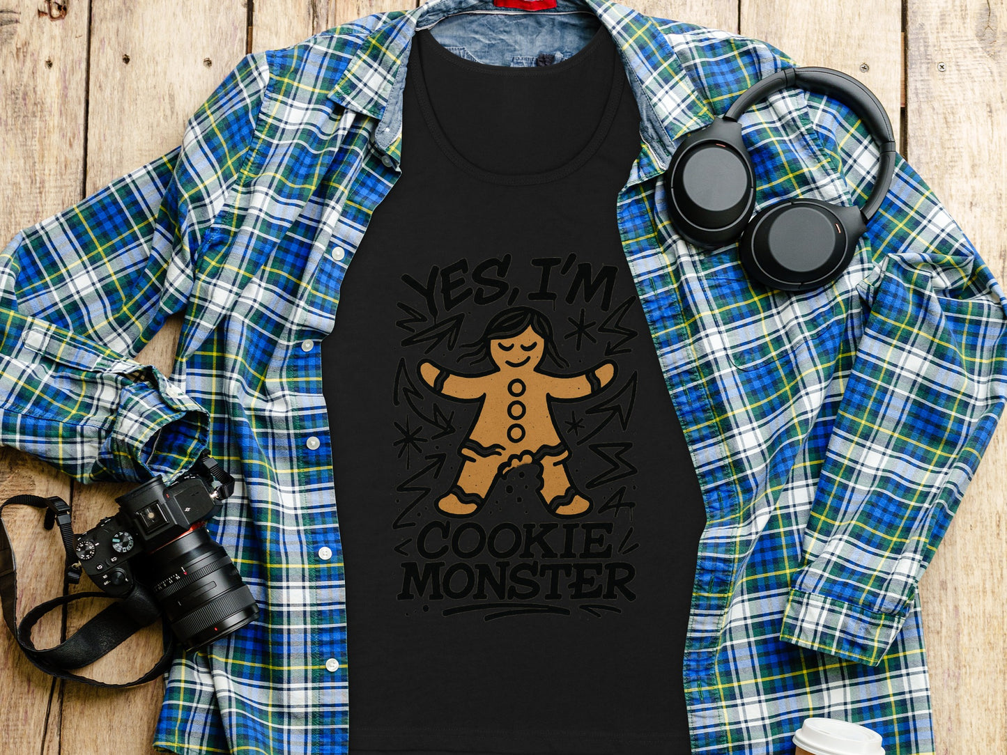 Yes I'm Cookie Monster Funny Graphic T-Shirt product