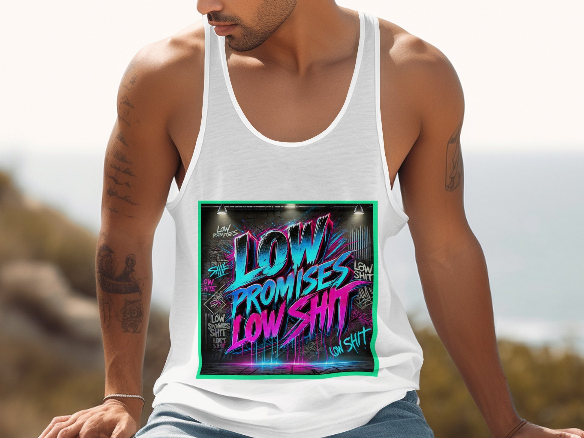Low Promises Low Shit Tank Top product type