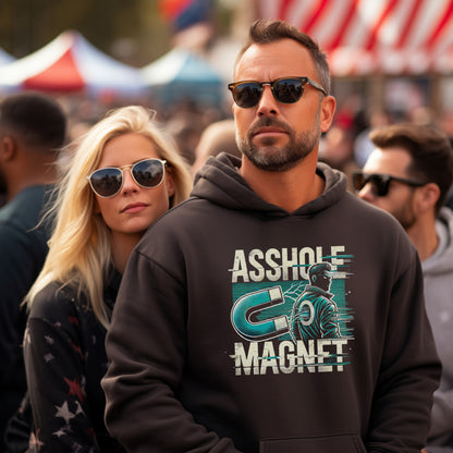Humorous Asshole Magnet Graphic Hoodie product