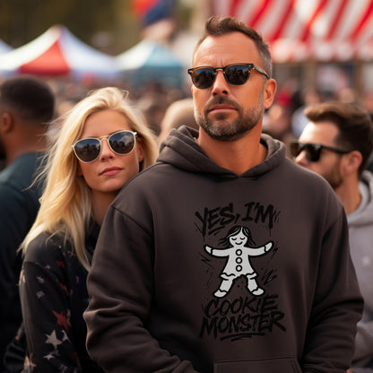 Yes I'm Cookie Monster Graphic Hoodie product