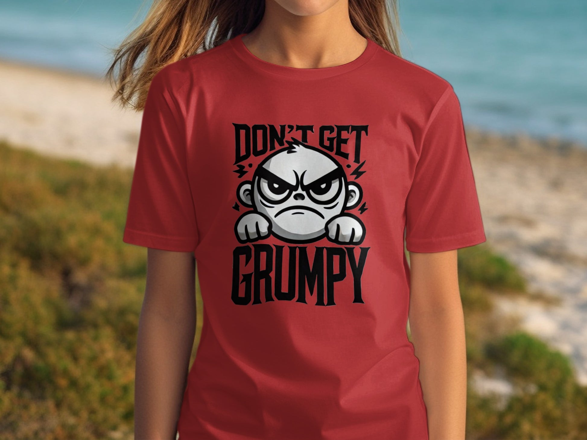 Don't Get Grumpy Cartoon Character Graphic Shirt product