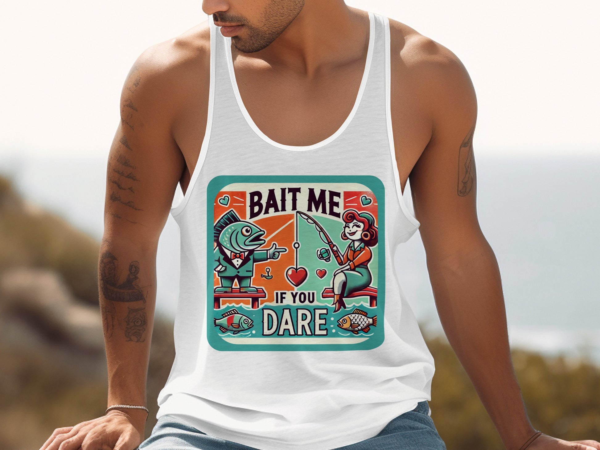 Bait Me If You Dare Graphic Tank Top product