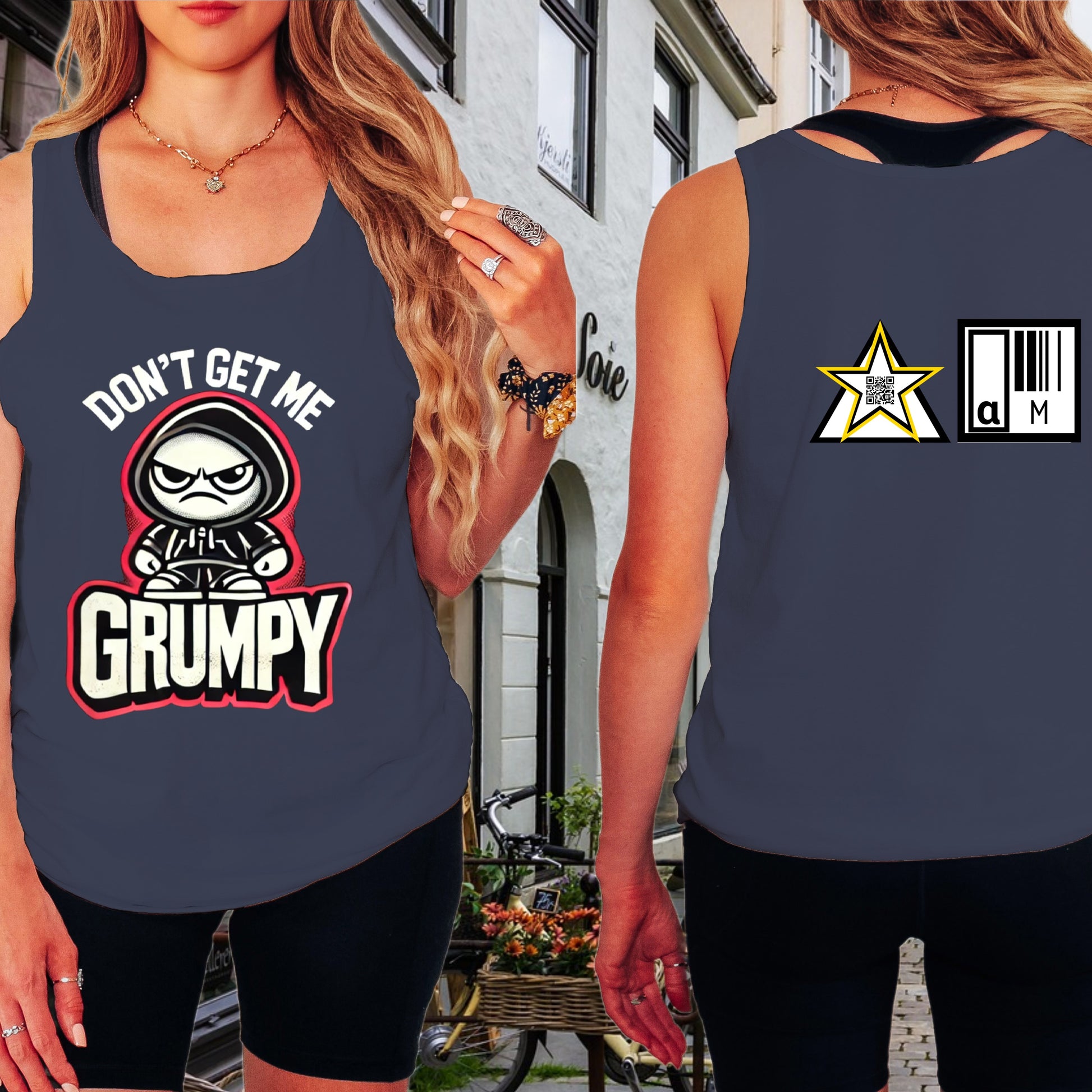 Don't Get Me Grumpy Graphic Print Tank Top product