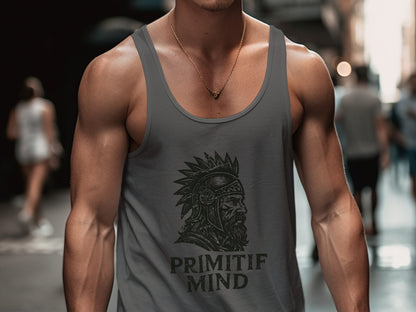 Primitif Mind Graphic Tank Top Unique Design product type