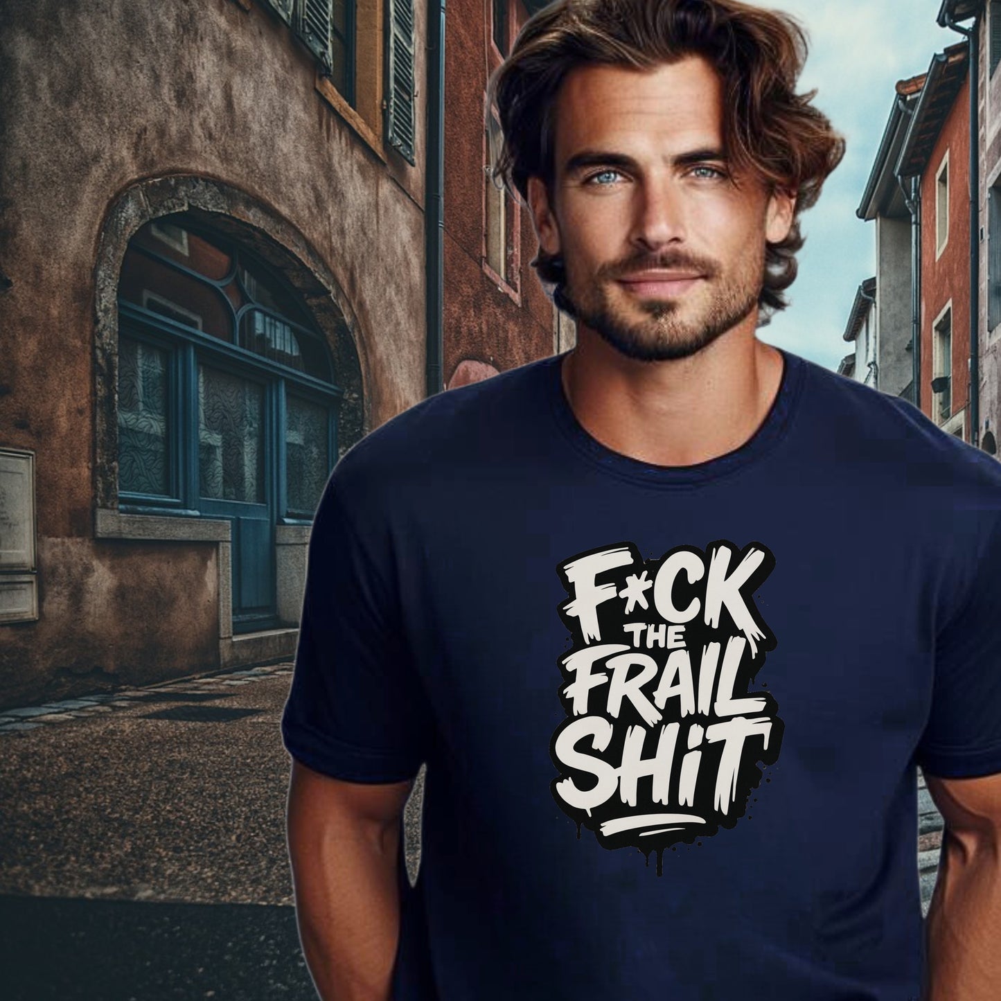 F*ck the Frail Sh*t Graphic Tee for Men