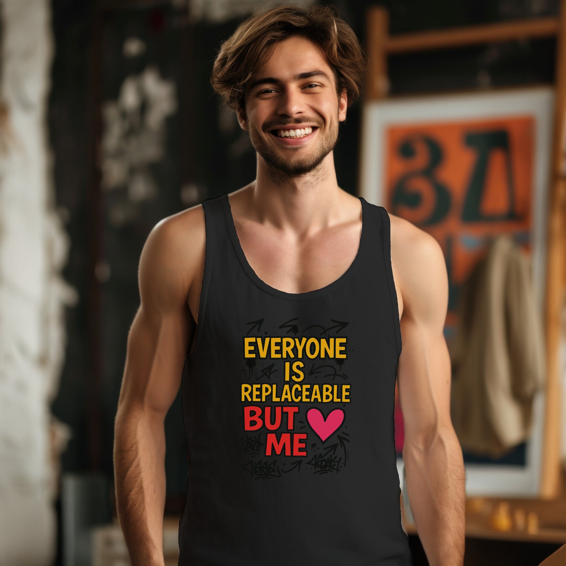 Everyone Is Replaceable But Me Tank Top product type