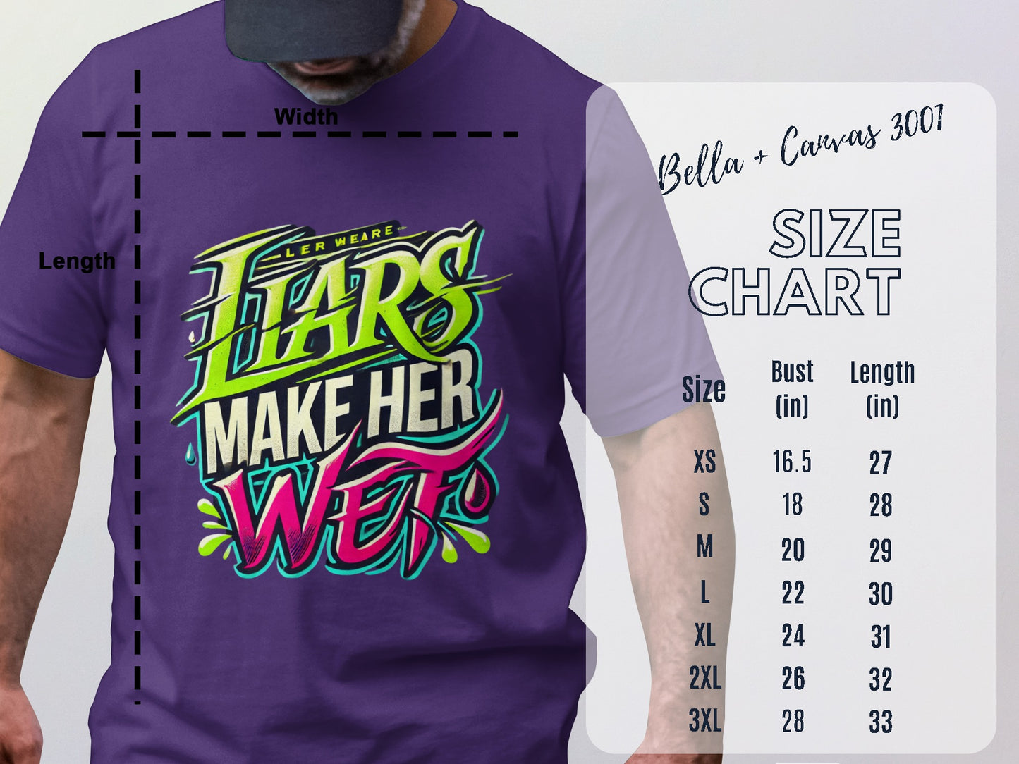 Bold Liars Make Her Wet Graphic Shirt product