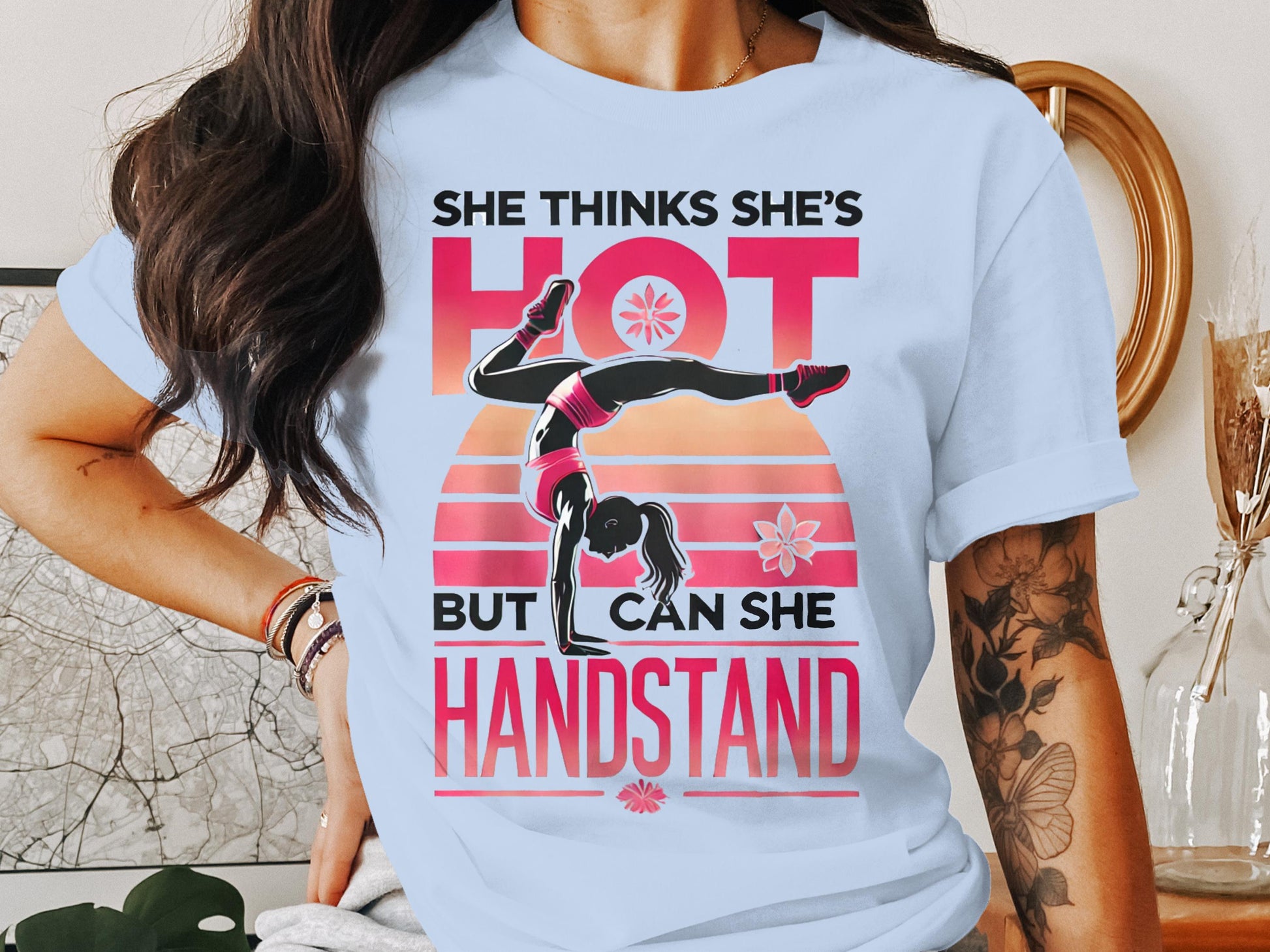 She Thinks She's Hot But Can She Handstand product