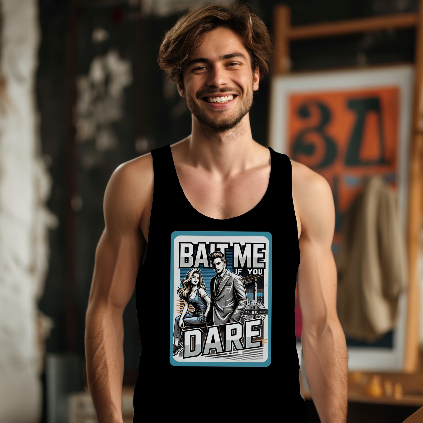 Batman If You Dare Graphic Sleeveless Shirt product type