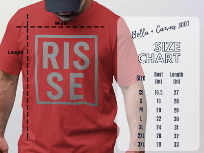 RISE Graphic Printed T-shirt for Men and Women
