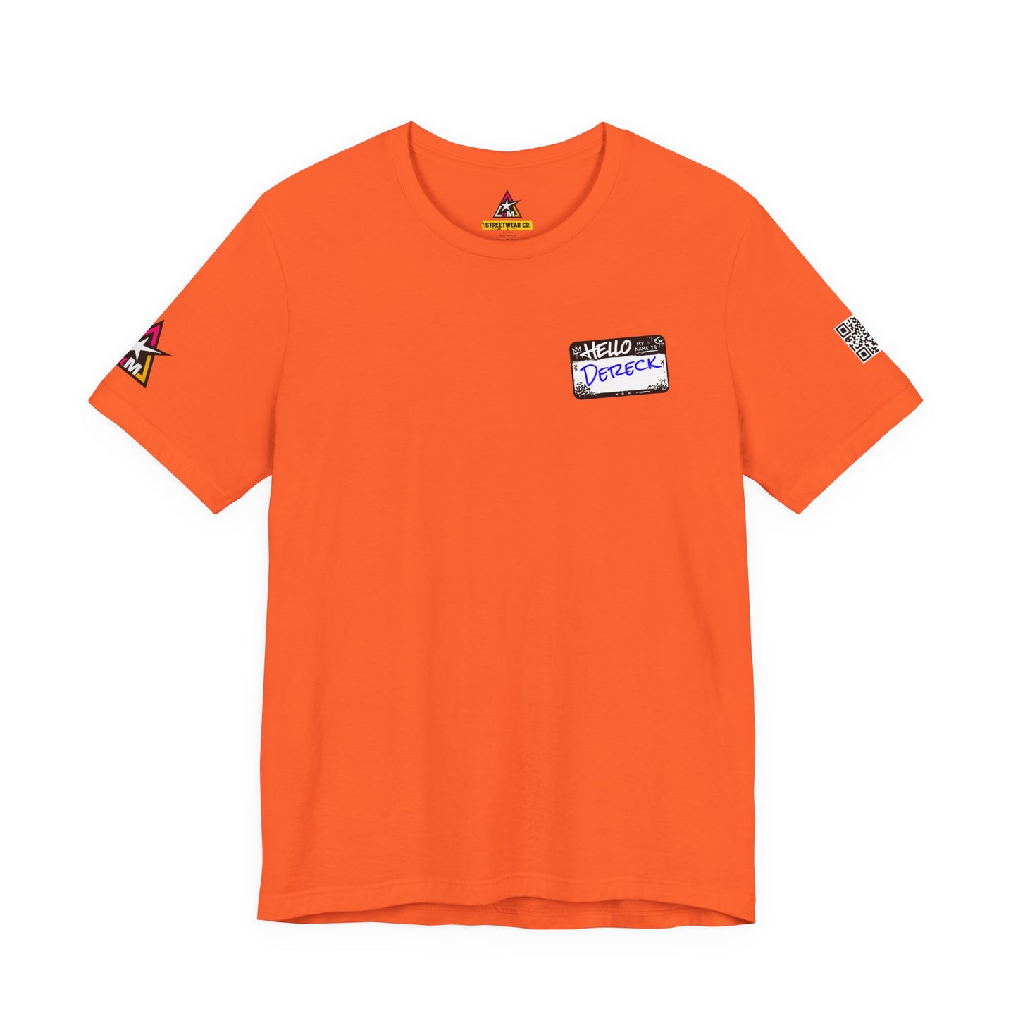 Custom Name Tag – Personalized Streetwear Graphic Tee