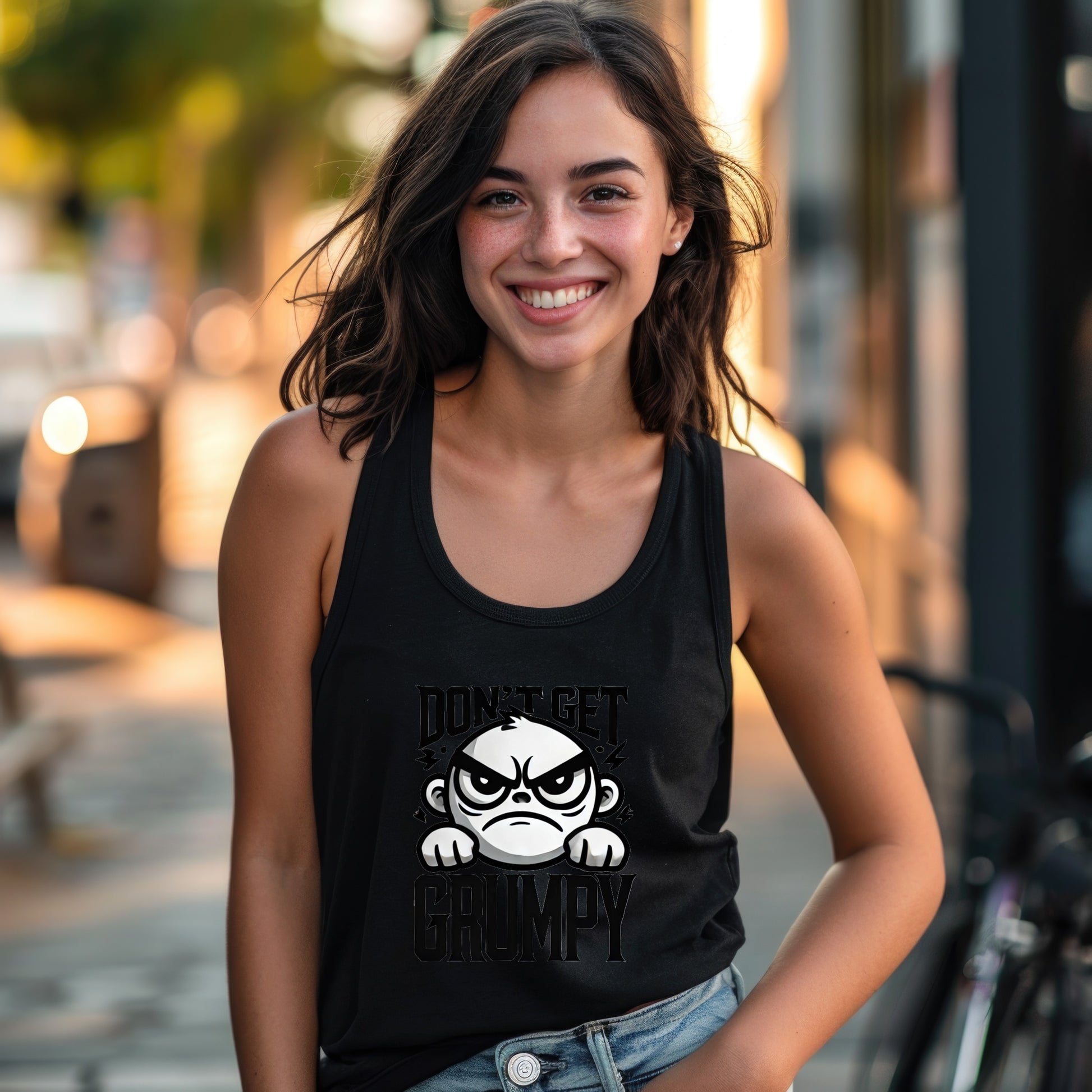 Don't Get Grumpy Graphic Tank Top product type