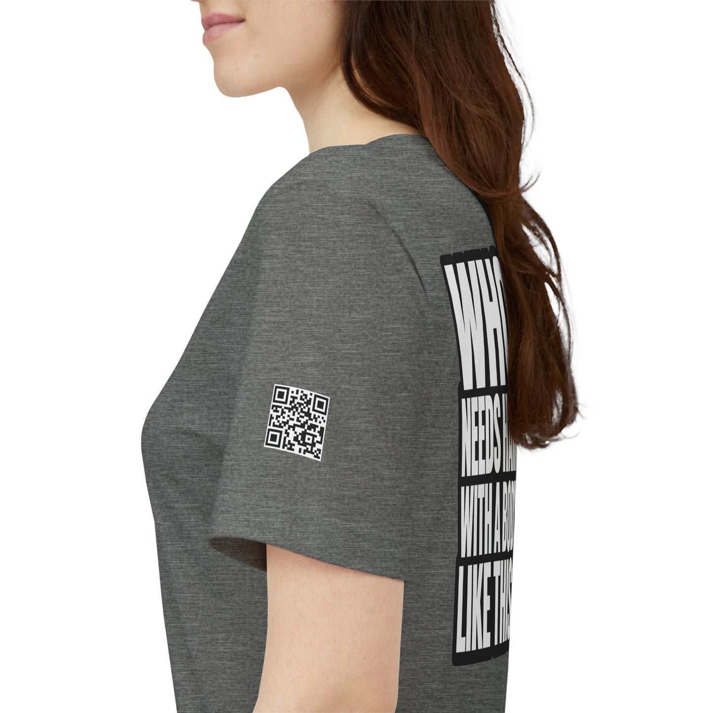 Who Needs Hair With a Body Like This? – Funny Gym Graphic Tee