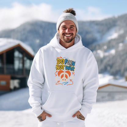 Do Porn Not War Graphic Hoodie product