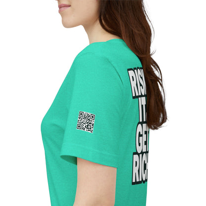 Risk It. Get Rich. – Bold Motivational Graphic Tee