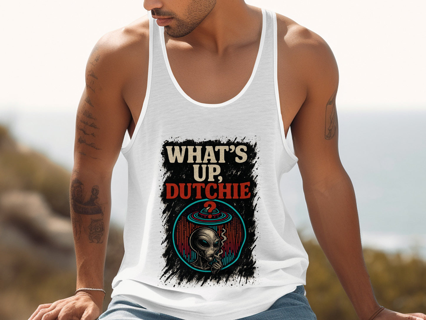 What's Up Dutchie Graphic Tank Top product type
