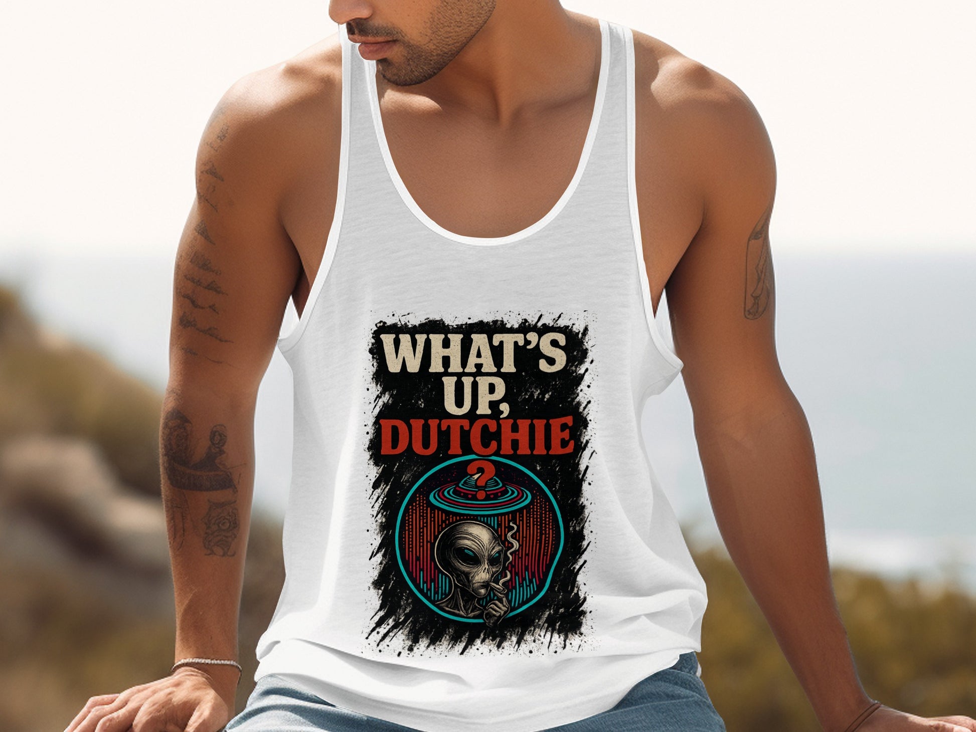 What's Up Dutchie Graphic Tank Top product type