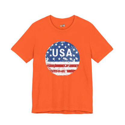 USA Legacy Badge – Unisex Streetwear Graphic Tee