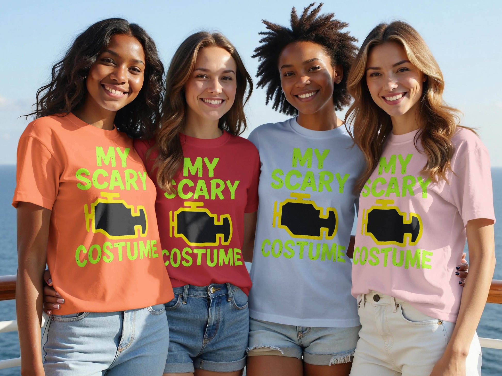 Funny My Scary Costume Graphic Tee