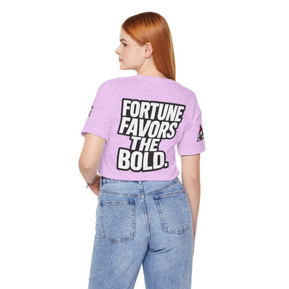 Fortune Favors the Bold – Motivational Streetwear Graphic Tee
