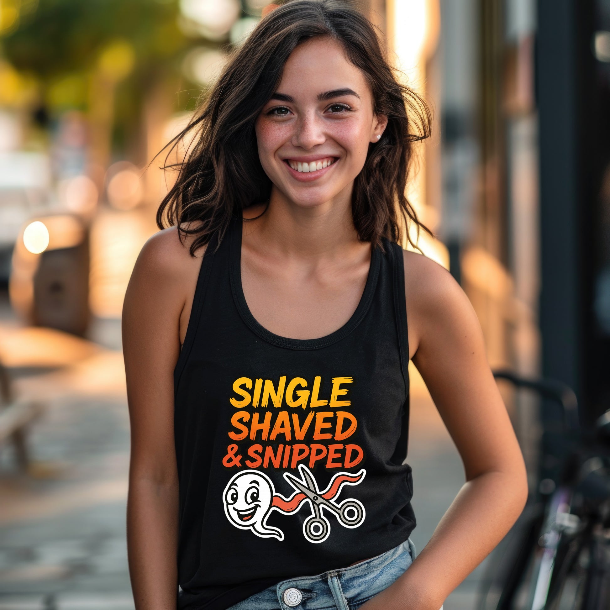 Single Shaved and Snipped Fun Tank Top product type