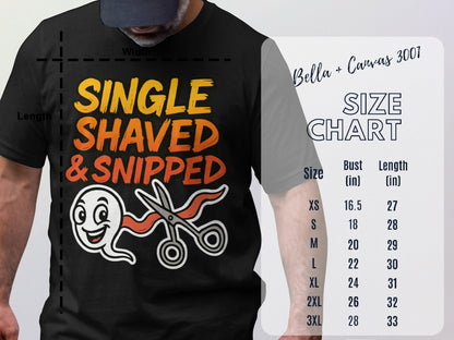 Single Shaved and Snipped Graphic Tee product
