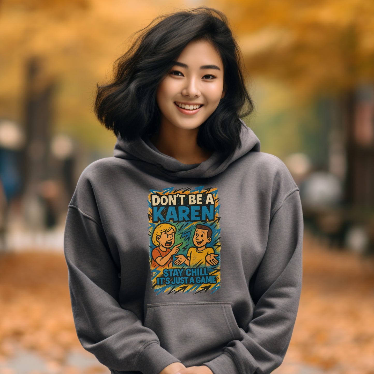 Stay Chill Game Themed Graphic Hoodie Product