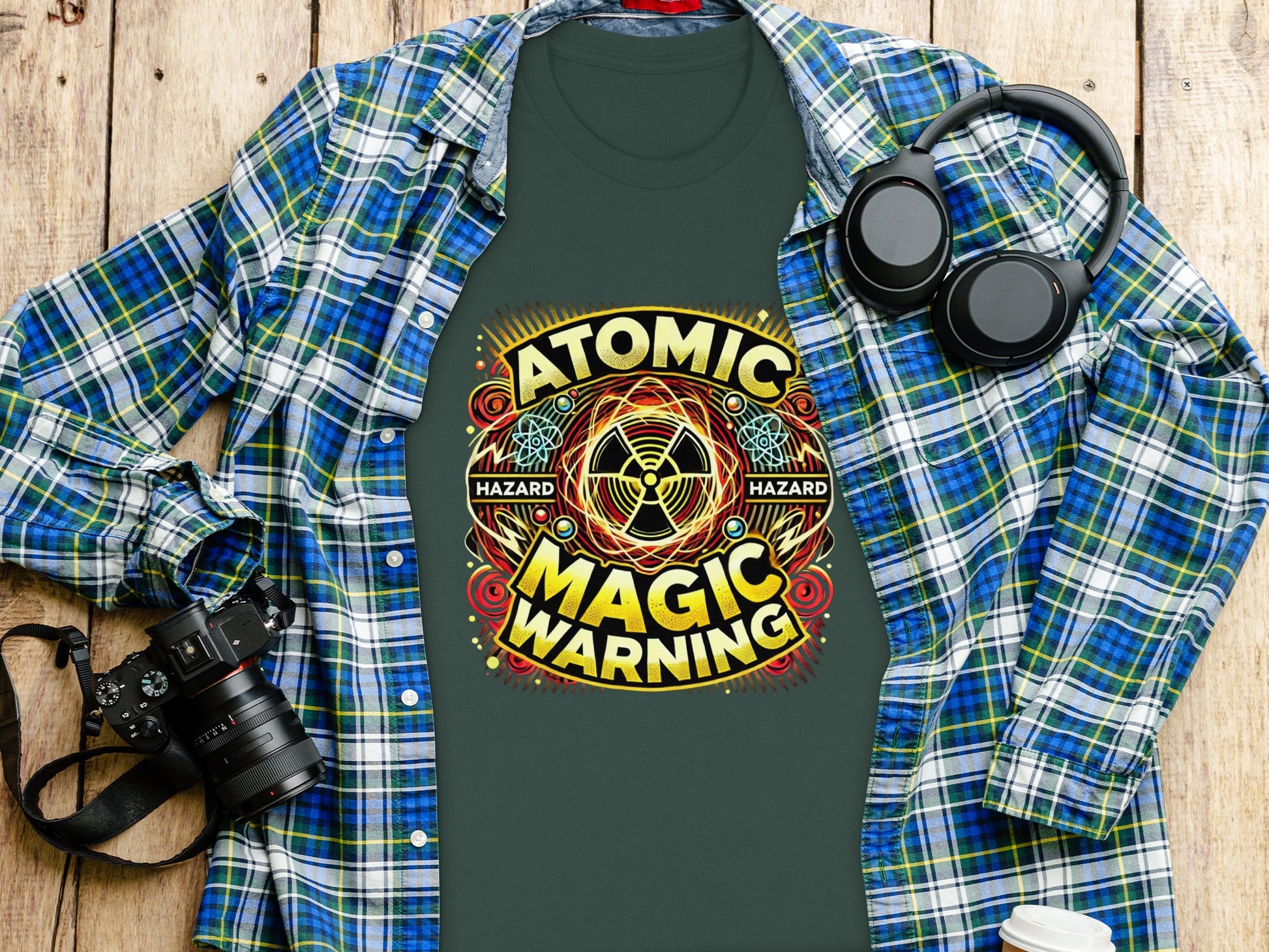 Atomic Magic Warning Hazard Graphic Shirt product