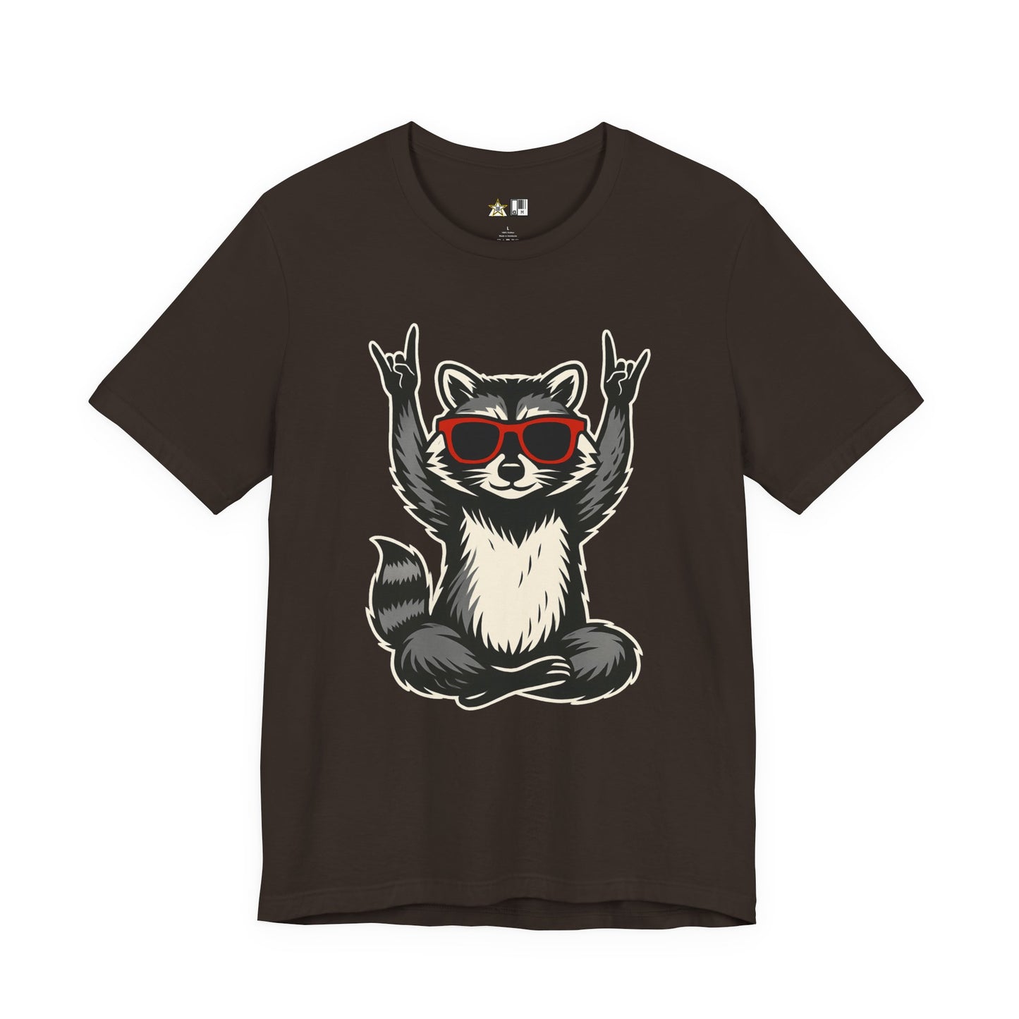 Wild Raccoon Icon Tee – Unisex Streetwear Graphic Tee