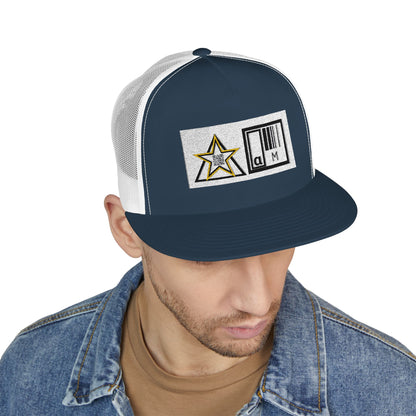5 PANEL TRUCKER CAP – STAY SHARP. MOVE LOUD.
