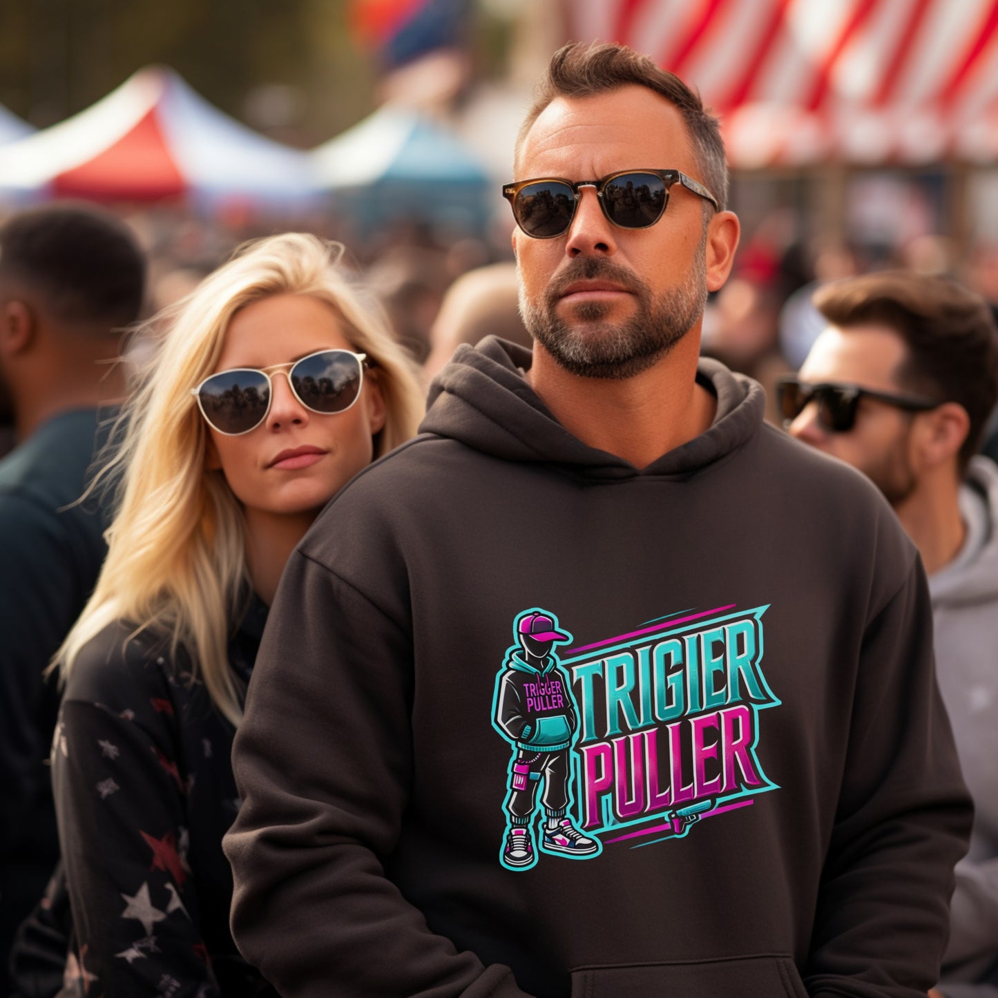 Trigier Puller Design on Trendy Hoodie product