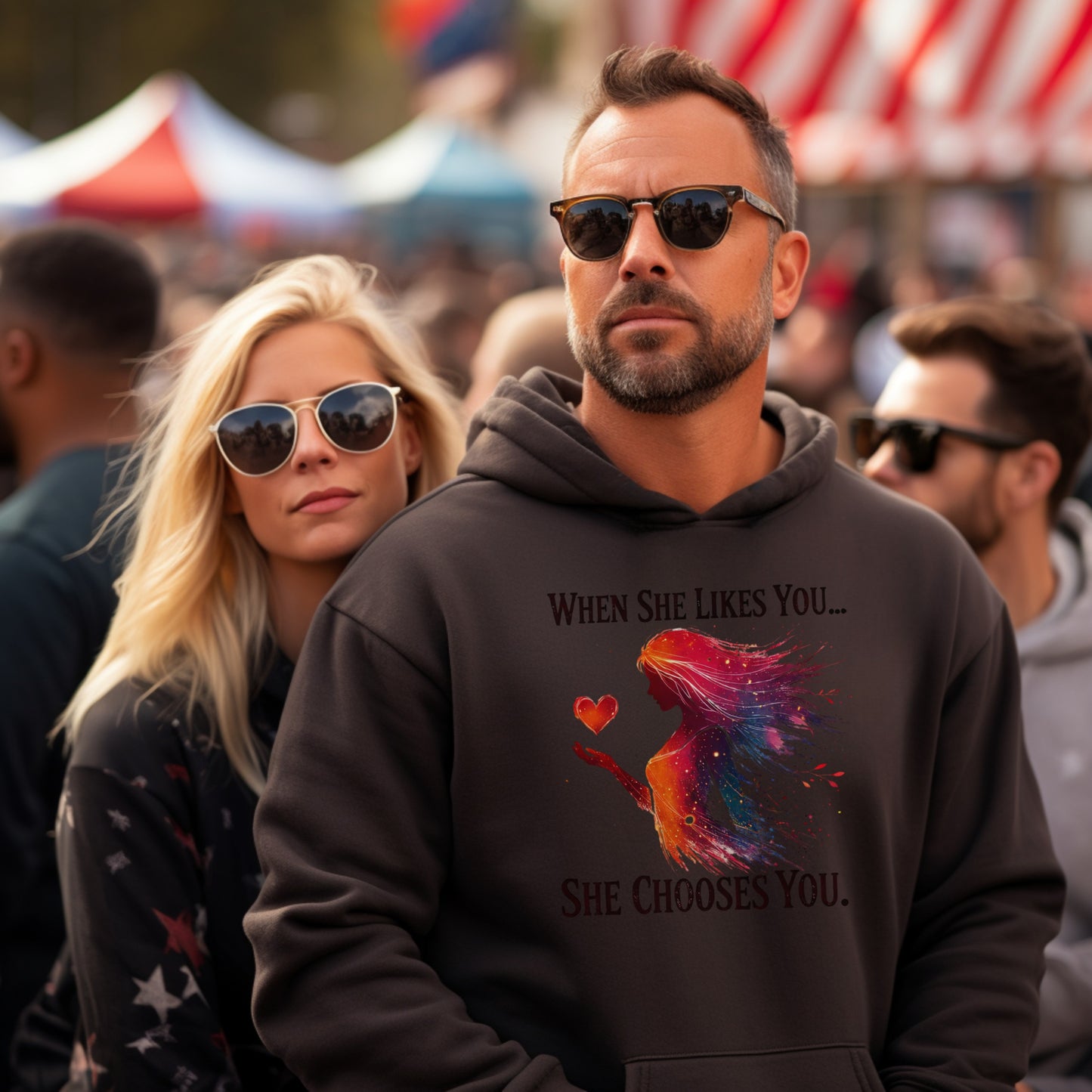 When She Likes You She Chooses You Hoodie product