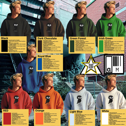 Unique Graphic Hoodie in Various Color Options