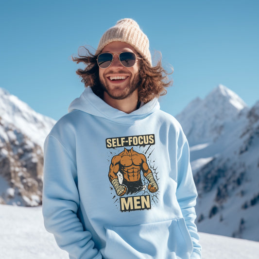 Self-Focus Men Graphic Hoodie Winter Sport product