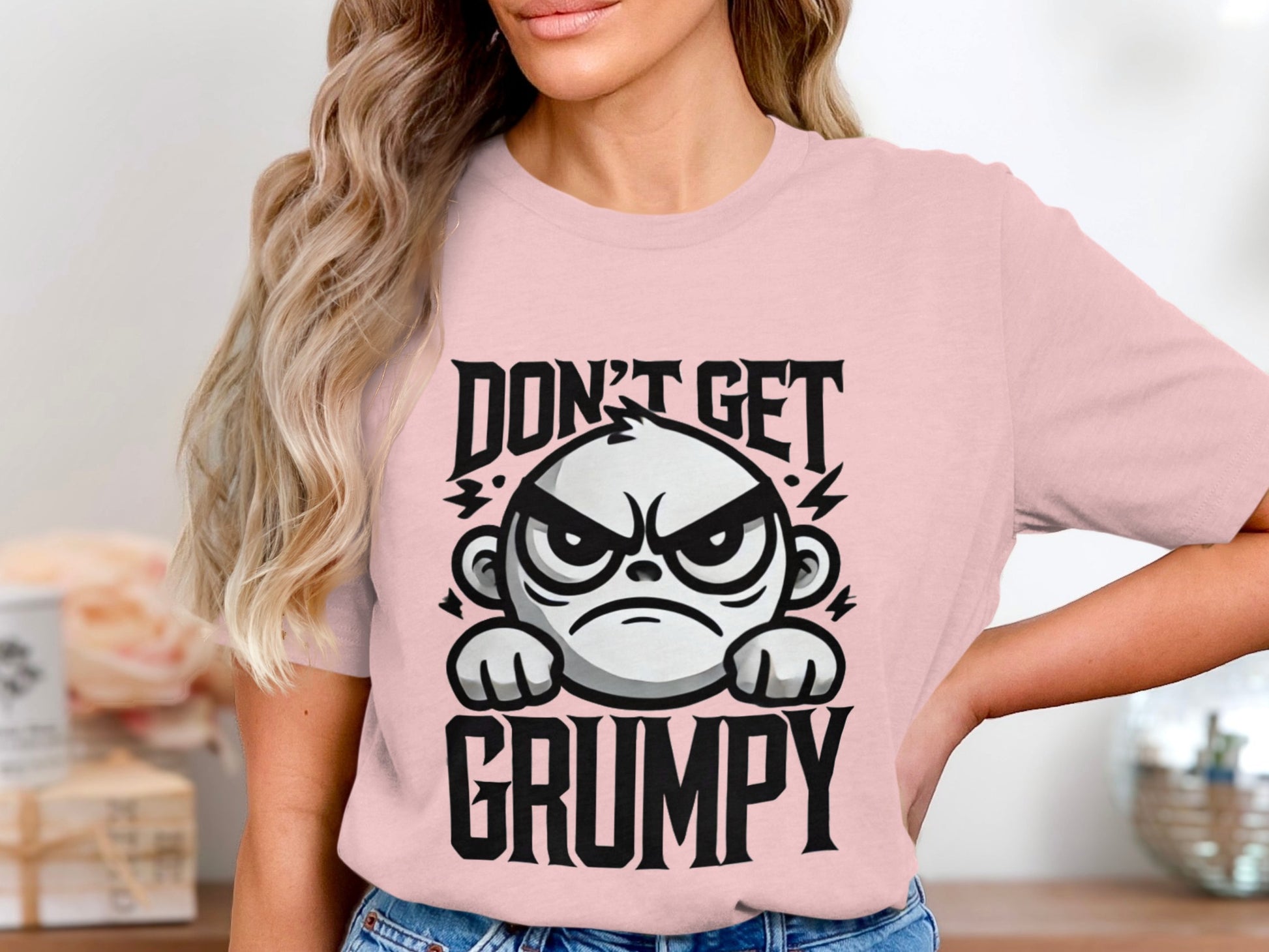 Don't Get Grumpy Cartoon Character T-shirt product