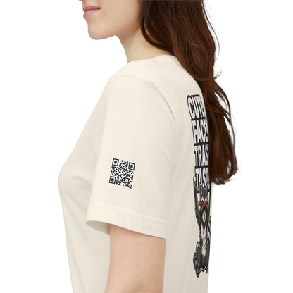 Cute Face, Trash Taste – Funny Raccoon Graphic Tee