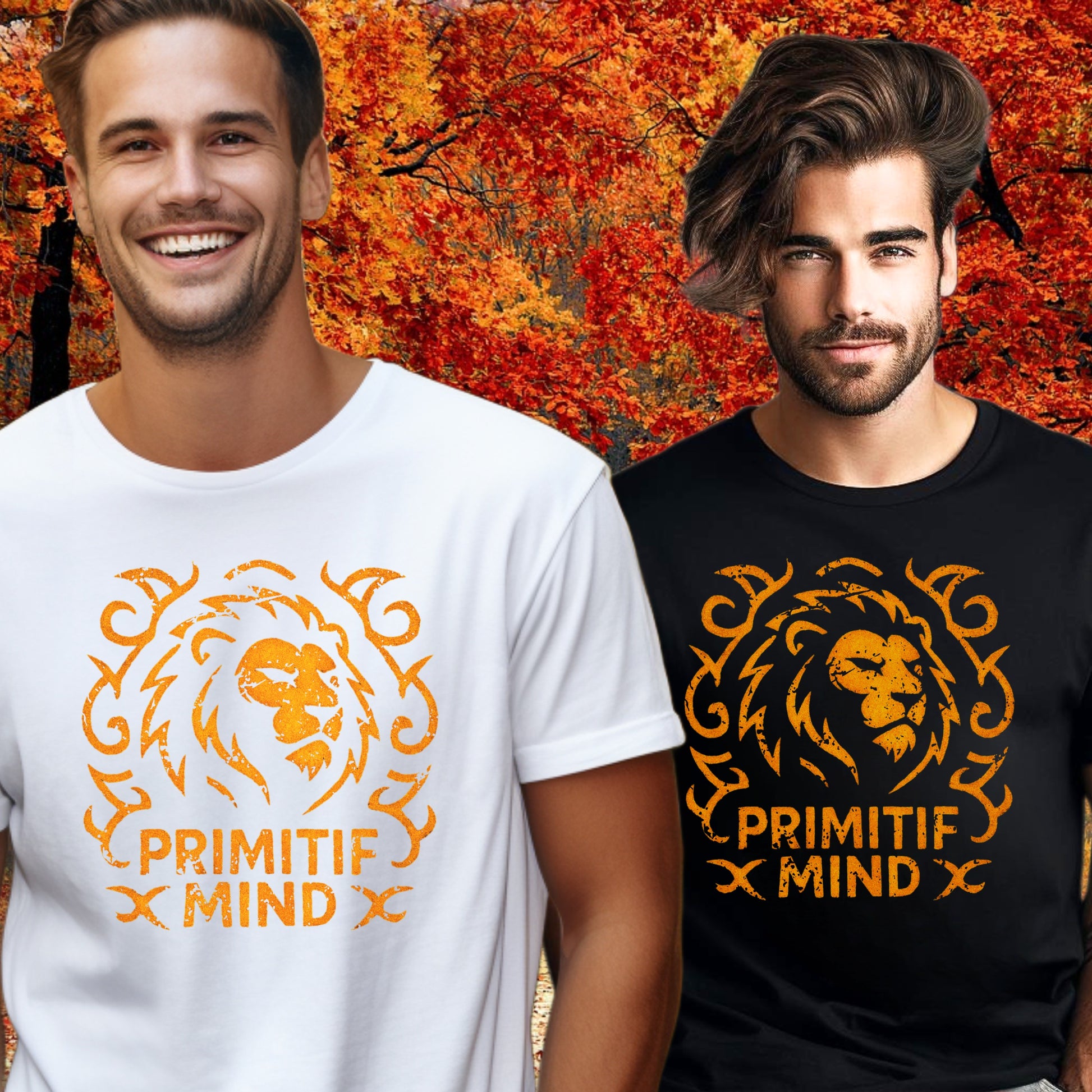 Primitif Mind Design Lion Print Casual Wear product